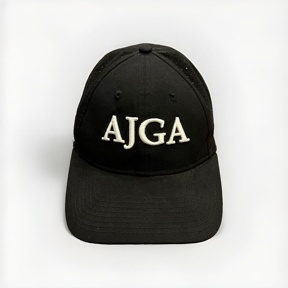 New Era 9Twenty Taylormade Black AJGA Adjustable Strapback Hat Golf Cap